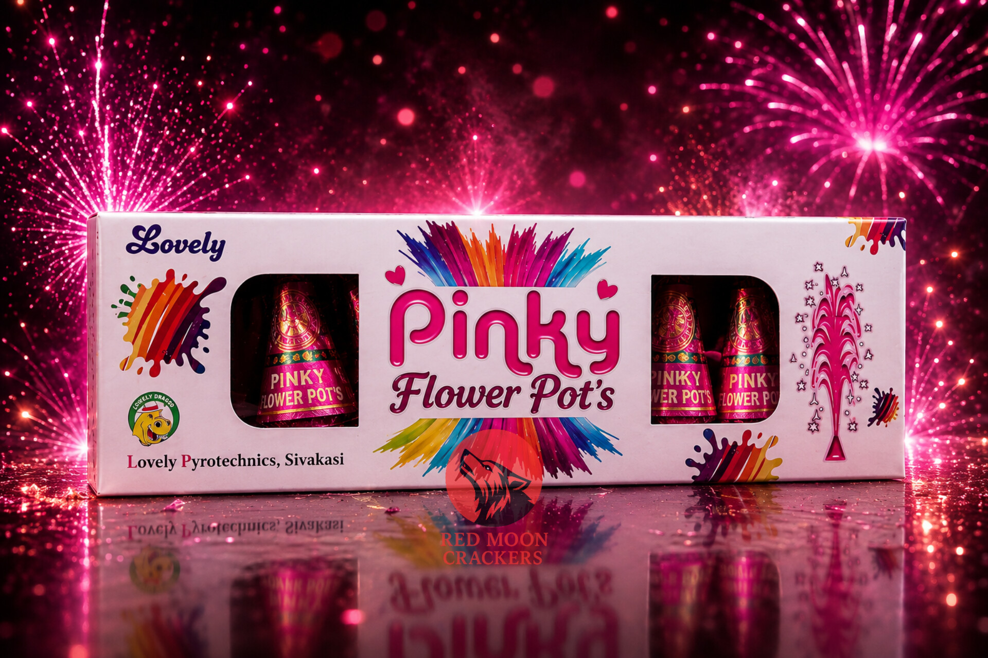PINKY  FLOWER  POTS
